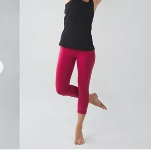 Lululemon Wunder Under Crop III Reversible